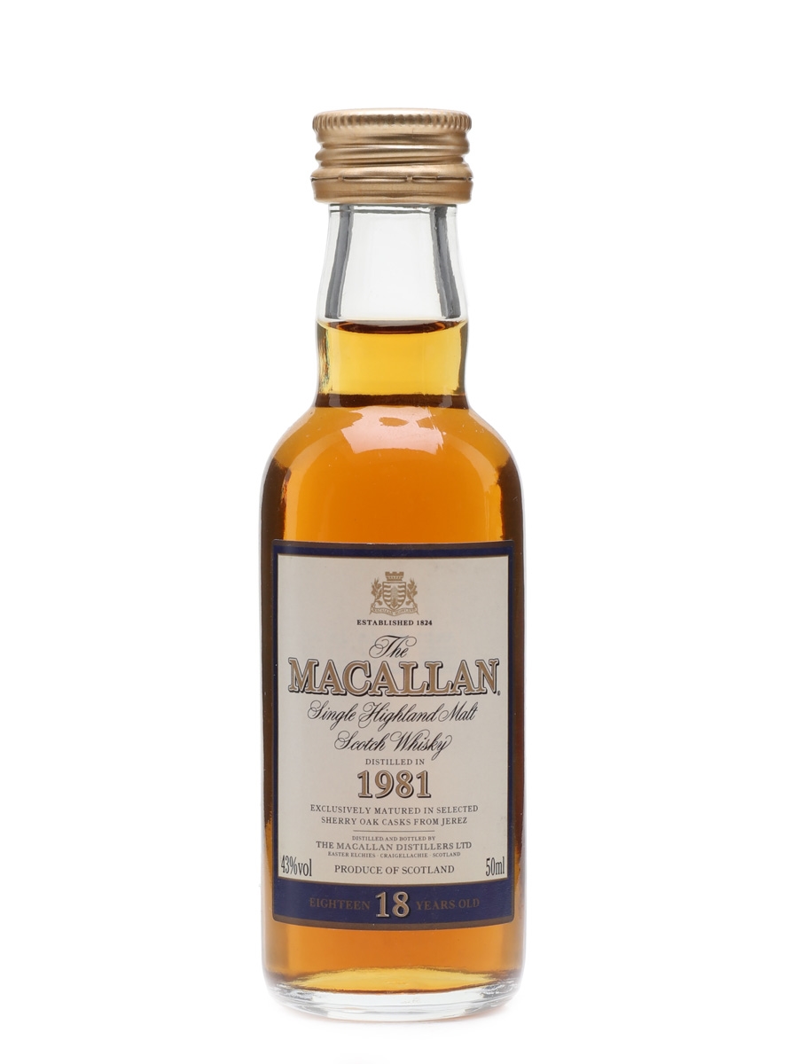 Macallan 1981 18 Year Old 5cl / 43%