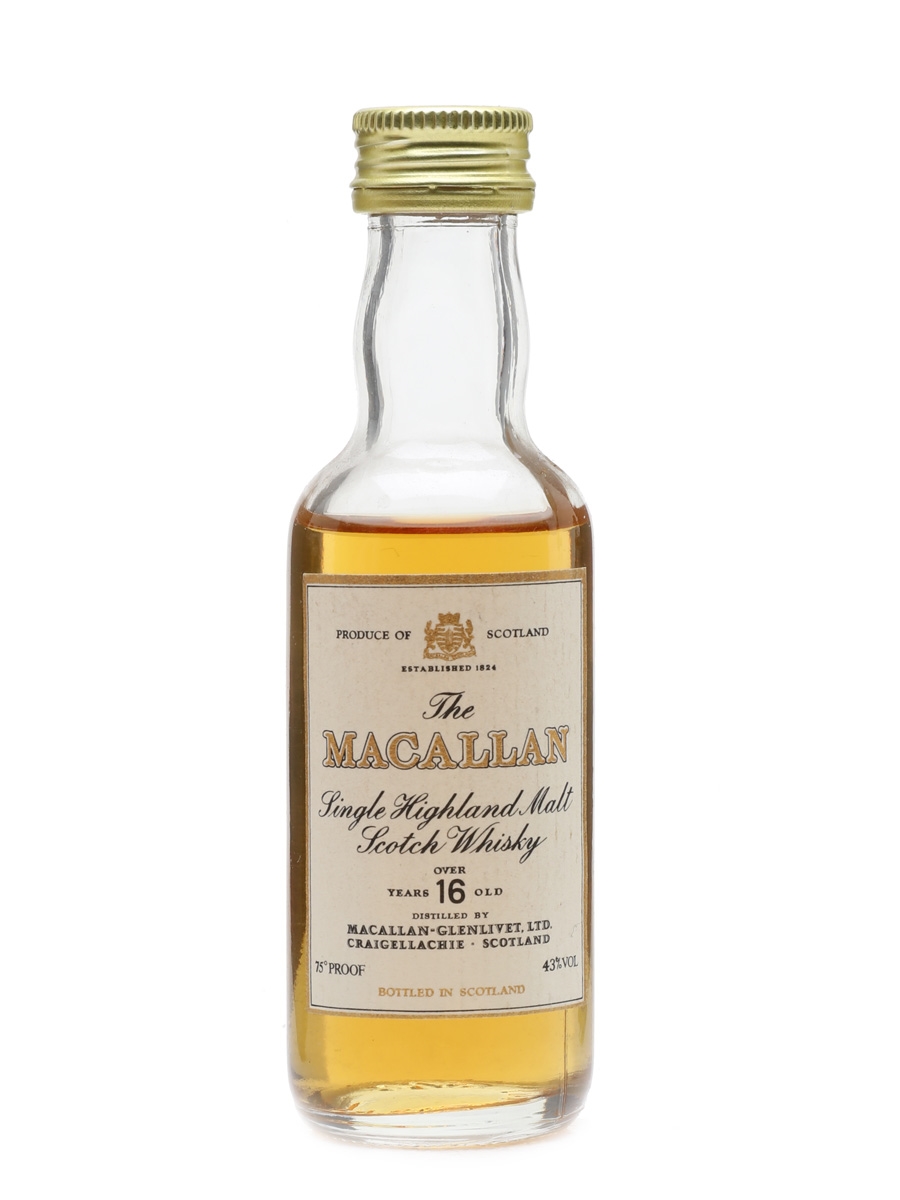 Macallan 16 Year Old 75 Proof 5cl / 43%