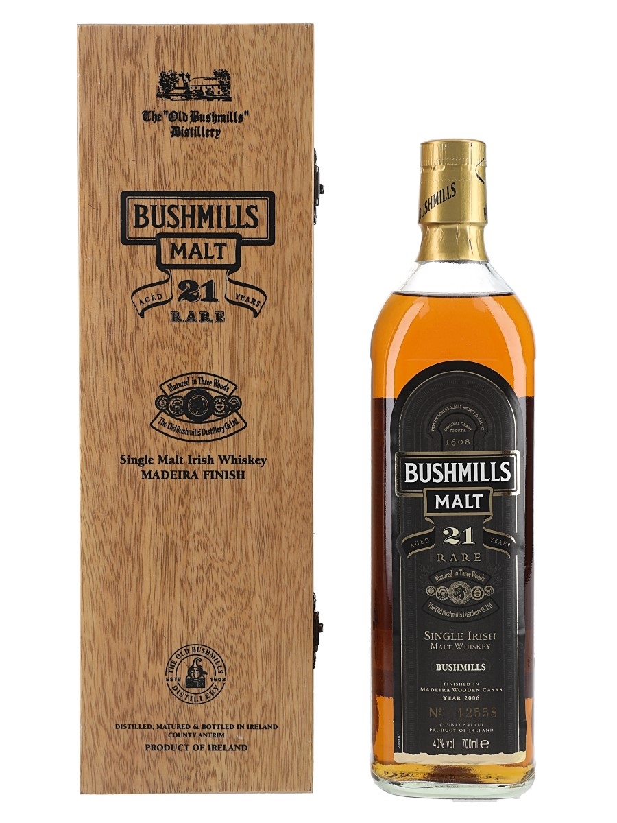 Bushmills 21 Year Old Madeira Finish - Lot 221071 - Buy/Sell Irish