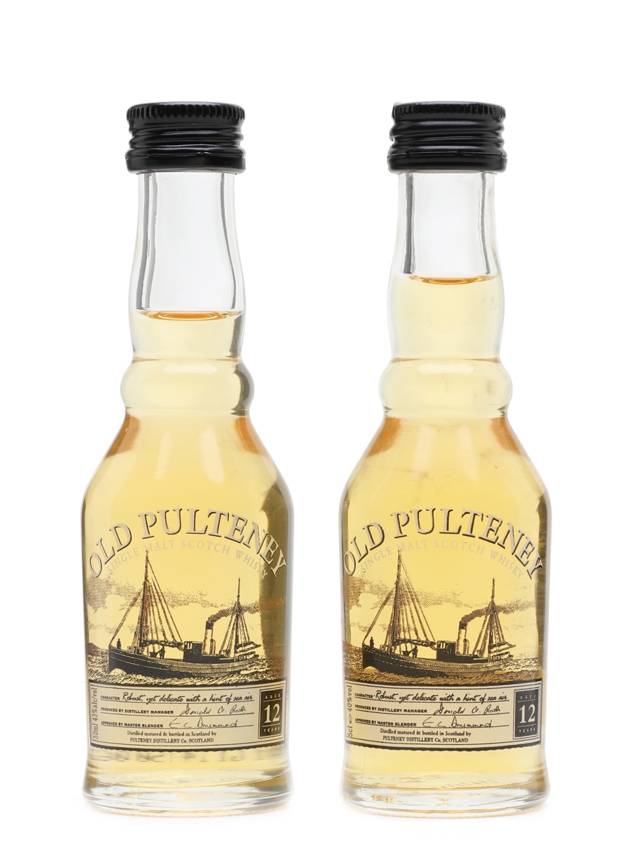 Old Pulteney 12 Year Old  2 x 5cl