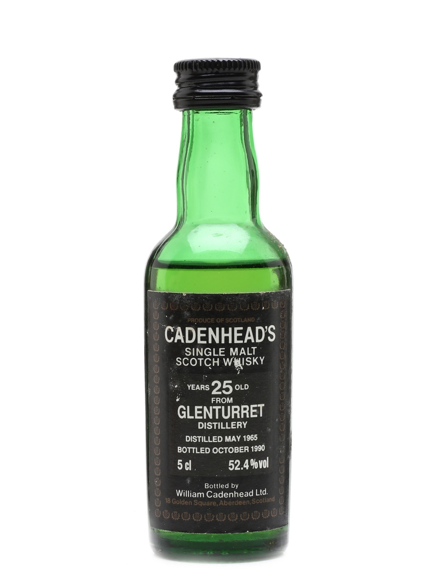 Glenturret 1965 25 Year Old Cadenhead's 5cl / 52.4%
