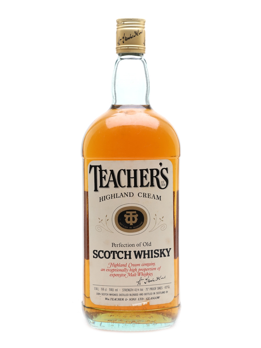 Teacher's Highland Cream Bottled 1980s 114cl / 43%