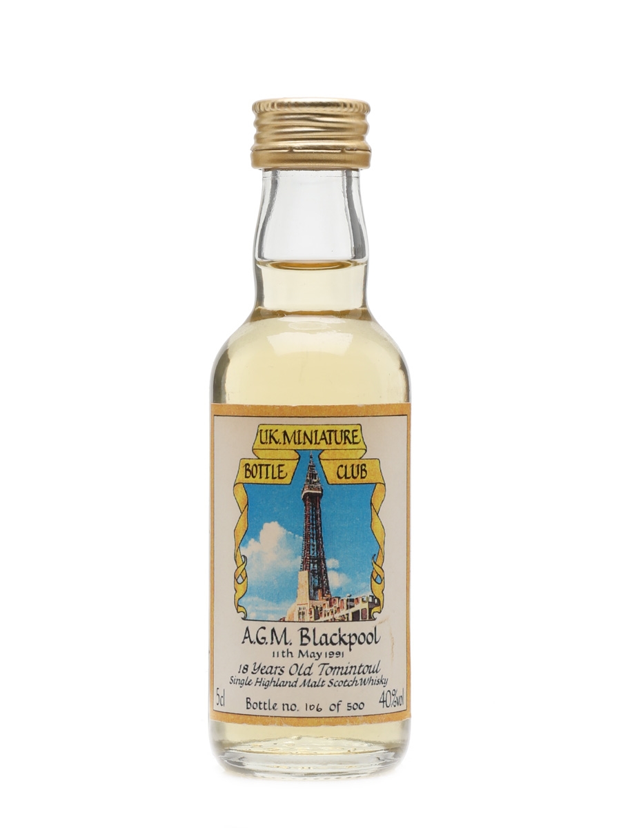 Tomintoul 18 Year Old UK Miniature Bottle Club 5cl / 40%