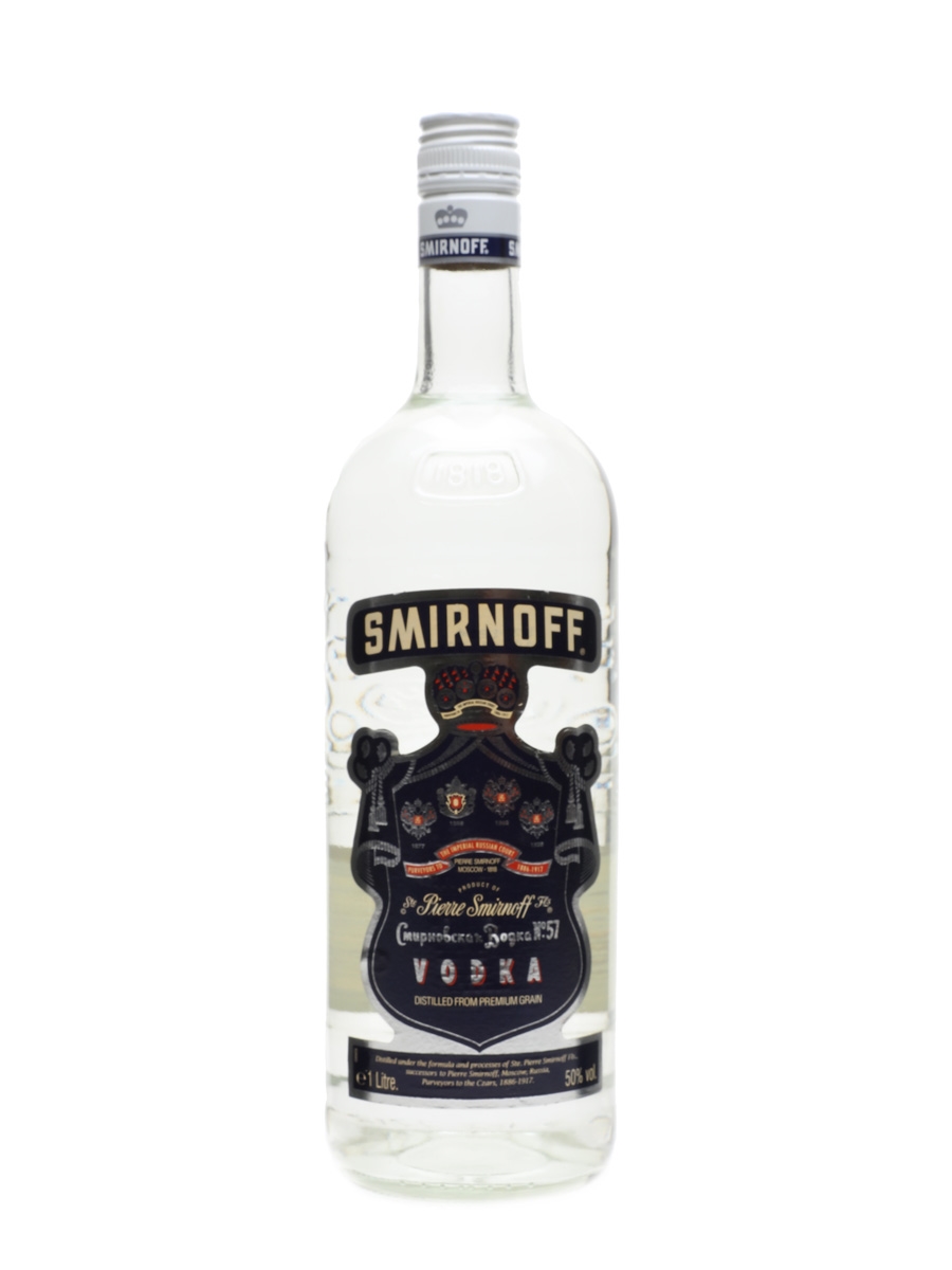 Smirnoff blue export strength vodka