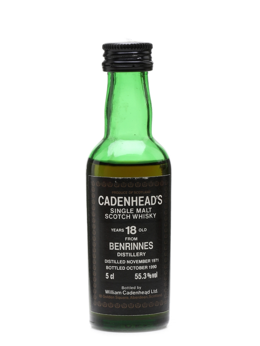 Benrinnes 1971 18 Year Old Cadenhead's 5cl / 55.3%