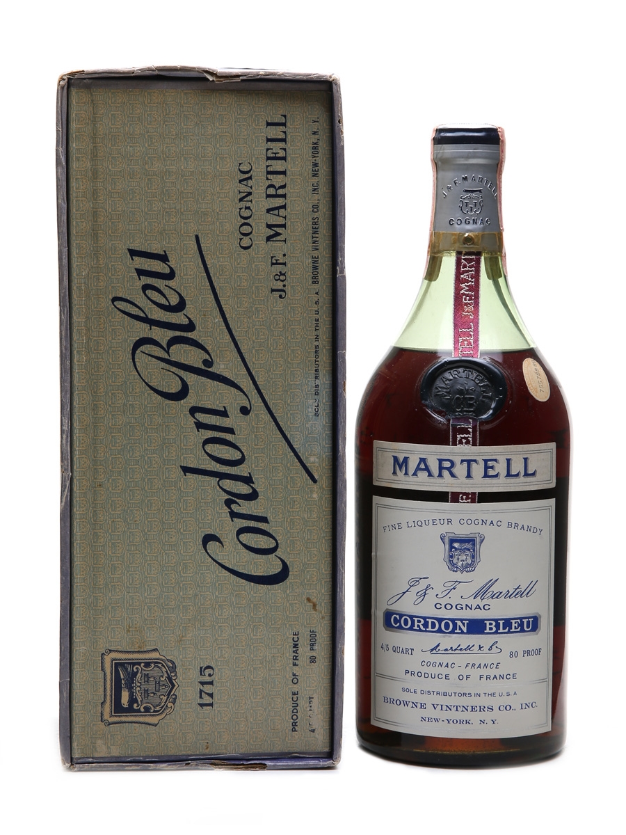 Martell Cordon Bleu Bottled 1950s 75cl / 40%