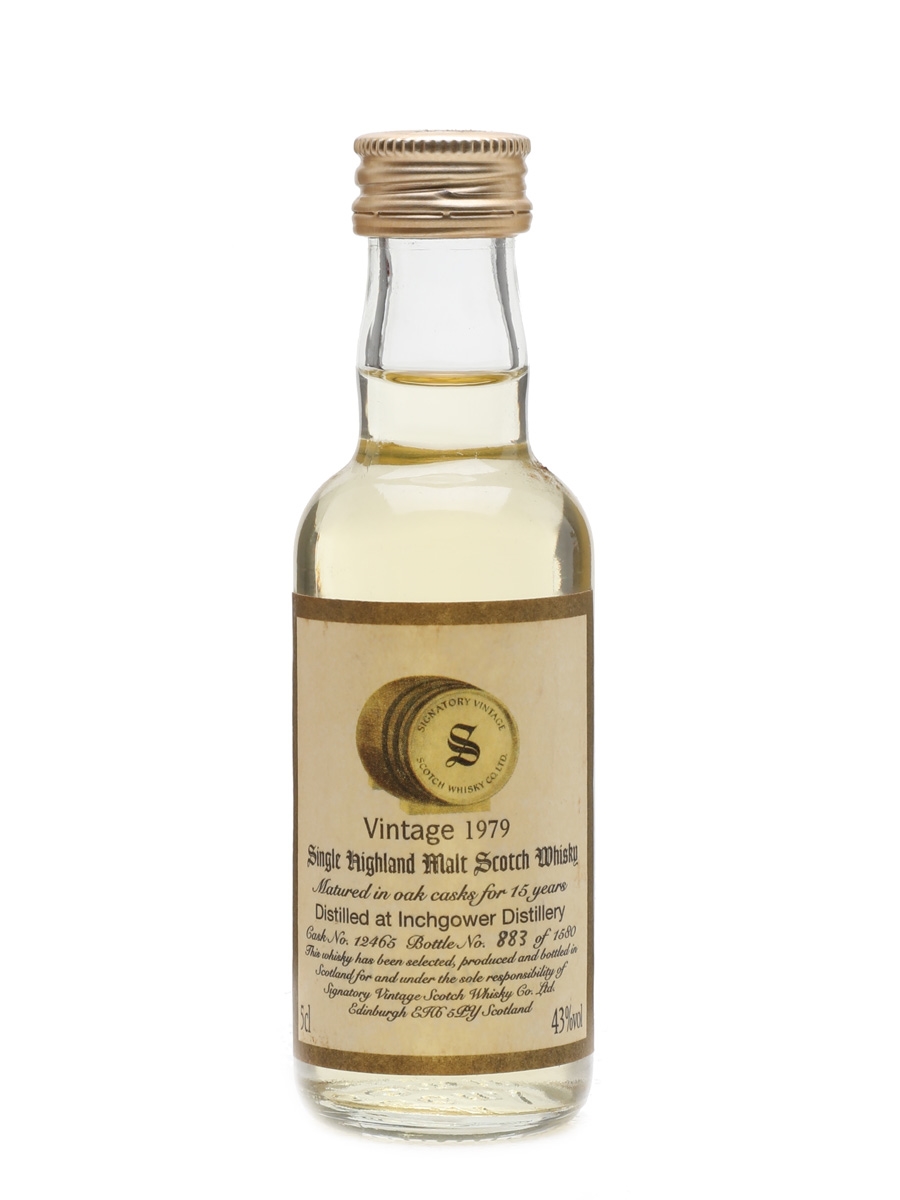 Inchgower 1979 15 Year Old Signatory 5cl / 43%