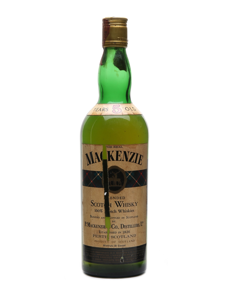 The Real Mackenzie 5 Year Old Bottled 1960s - Aethalia 75cl / 40%
