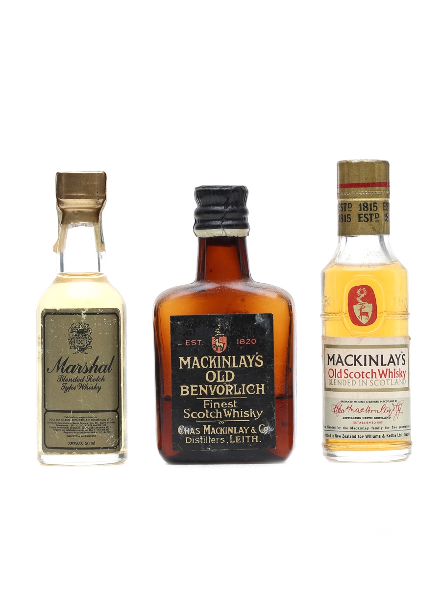 3 x Assorted Whisky Miniature 