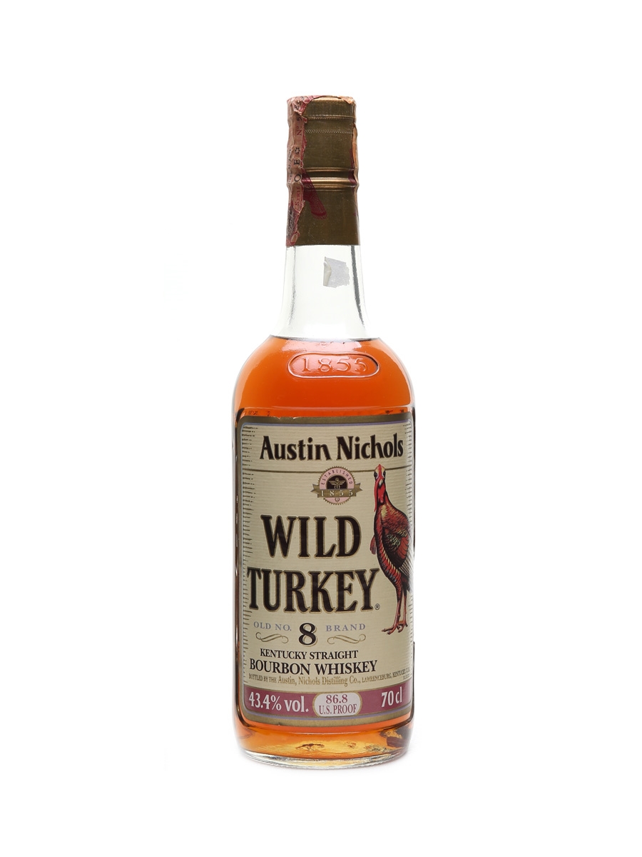 Wild Turkey 86.8 Proof 8 Year Old Bottled 1990s - Lawrenceburg 70cl / 43.4%