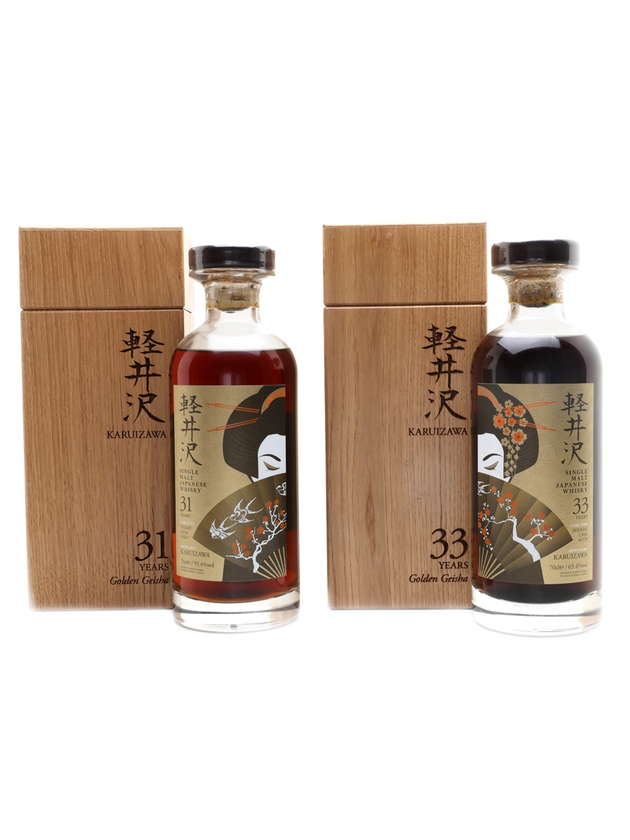 Karuizawa Golden Geisha - Elixir Distillers 31 Year Old & 33 Year Old 2 x 70cl