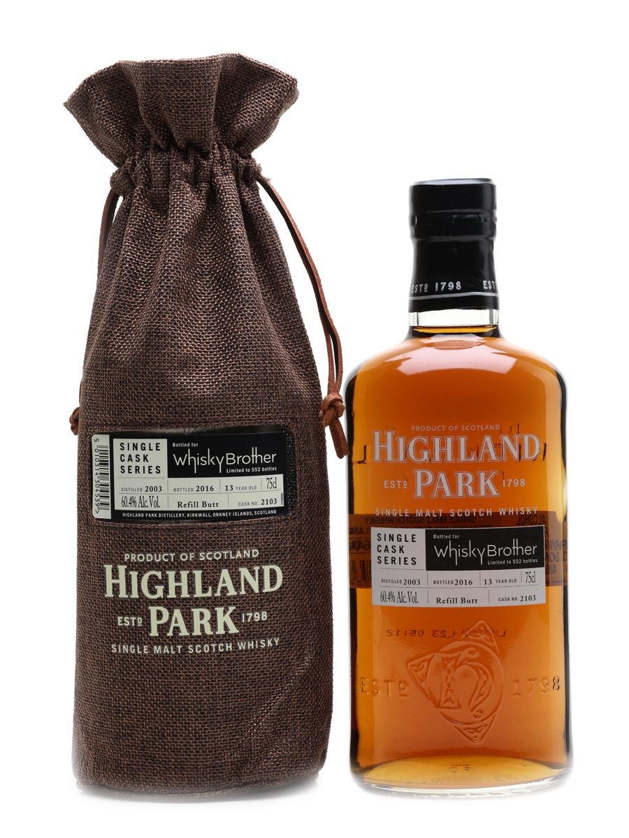 Highland Park 2003 Single Cask 13 Year Old - WhiskyBrother 75cl / 60.4%