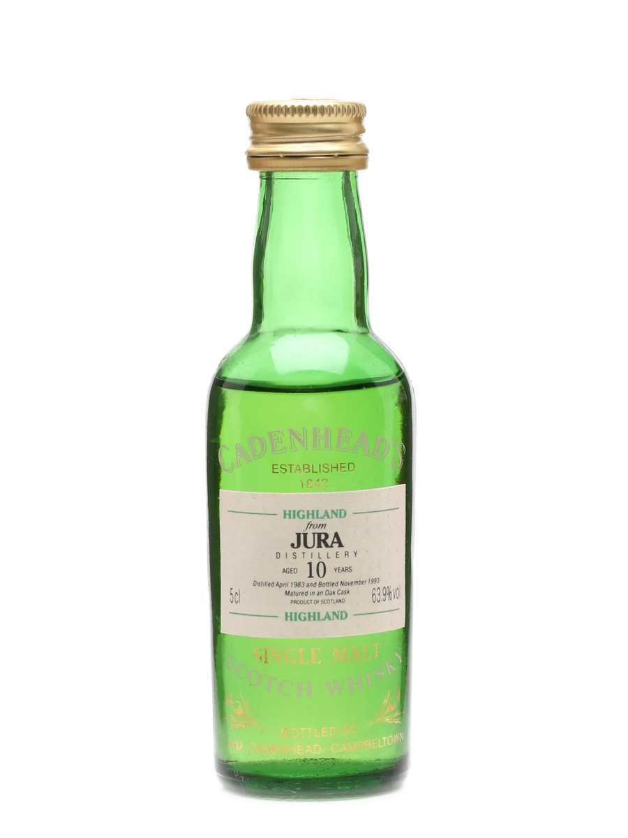 Jura 1983 10 Year Old Cadenhead's 5cl / 63.9%