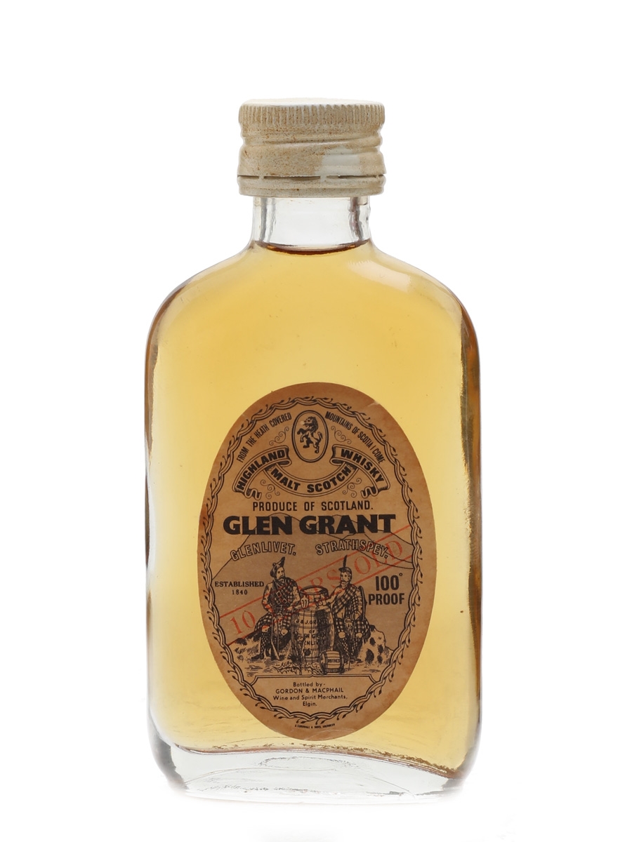 Glen Grant 10 Year Old 100 Proof Gordon & MacPhail 5cl / 57%