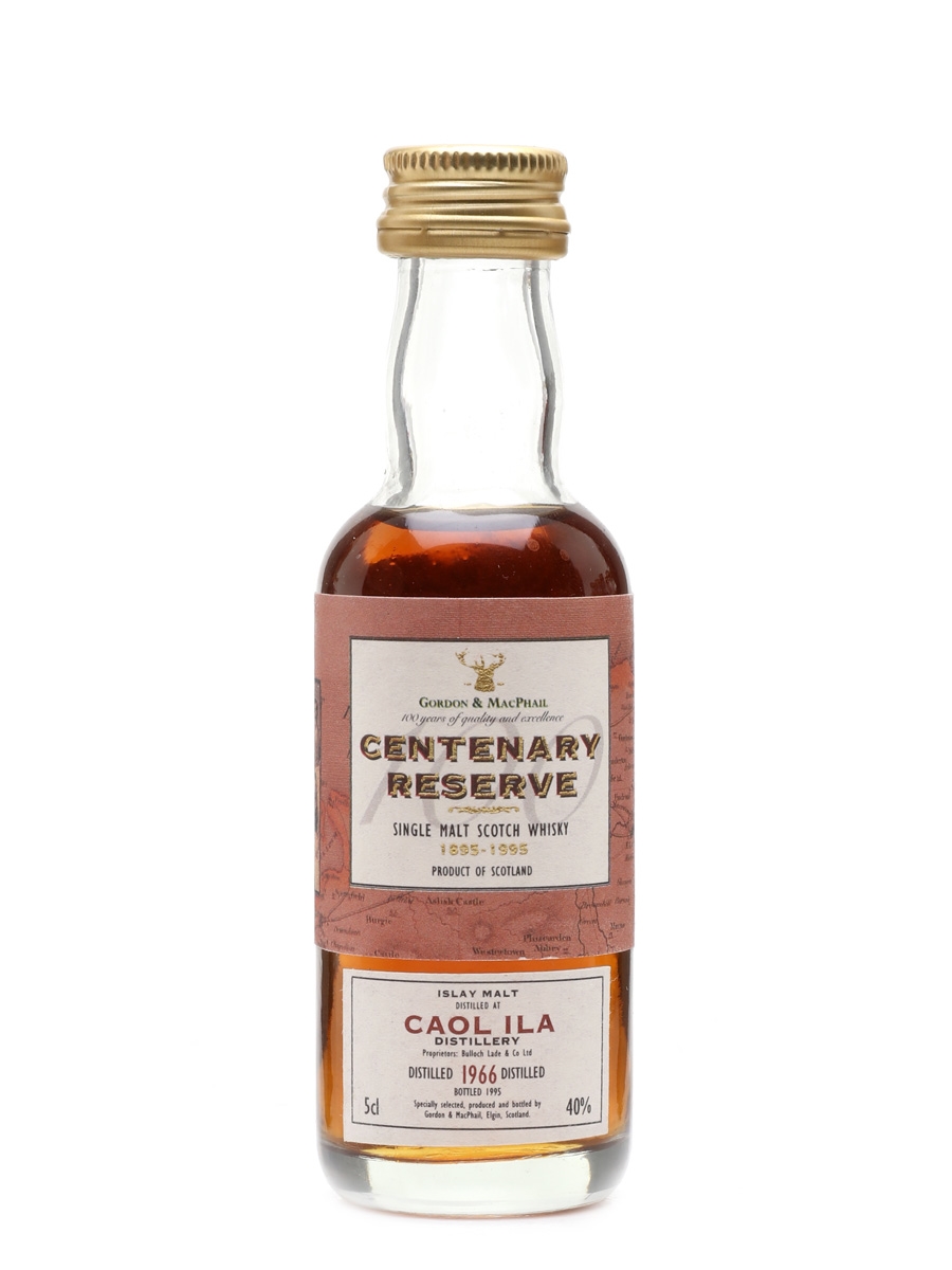 Caol Ila 1966 Centenary Reserve Bottled 1995 - Gordon & MacPhail 5cl / 40%