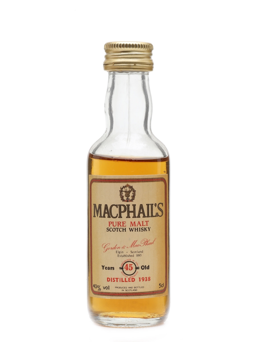 MacPhail's 1938 45 Year Old 5cl / 40%