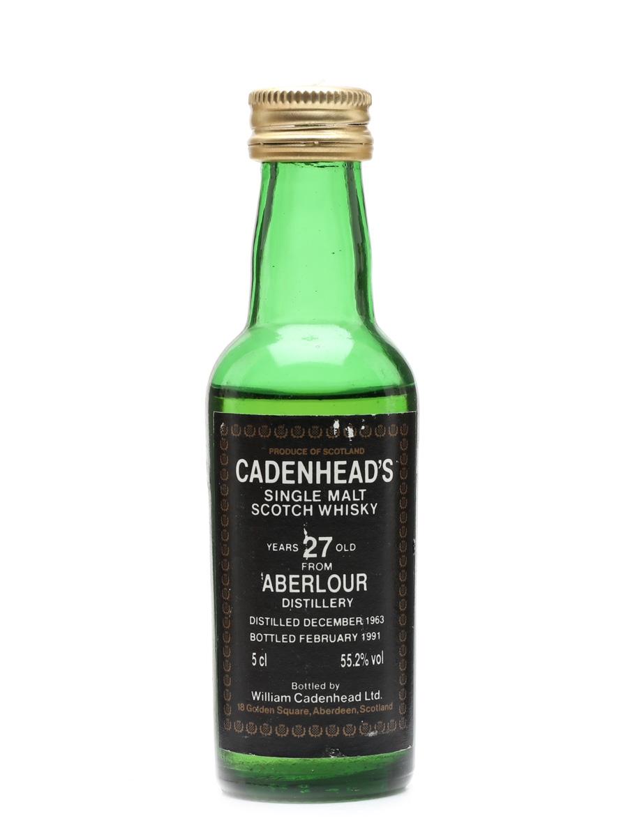 Aberlour 1963 27 Year Old Cadenhead's 5cl / 55.2%