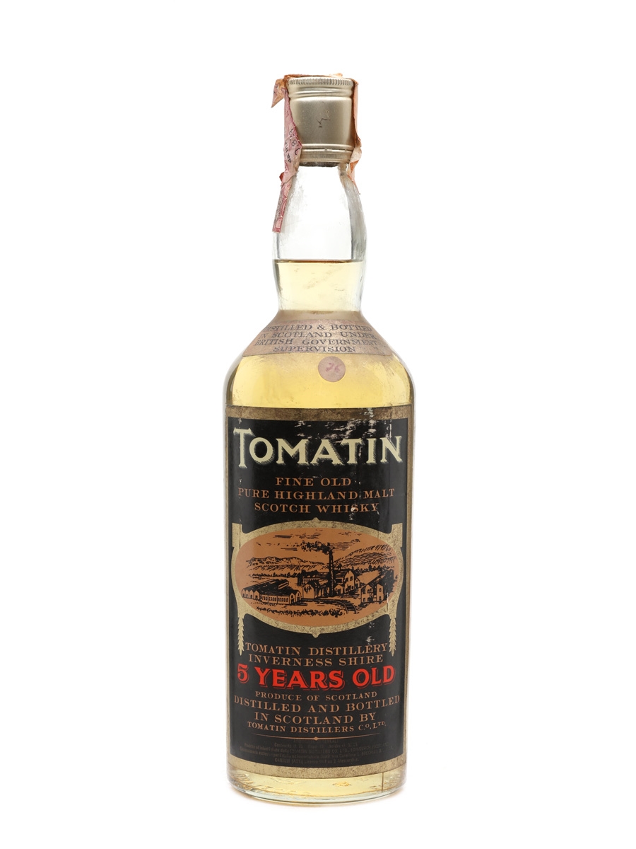 Tomatin 5 Year Old Bottled 1960s - Bocchino 75cl / 43%