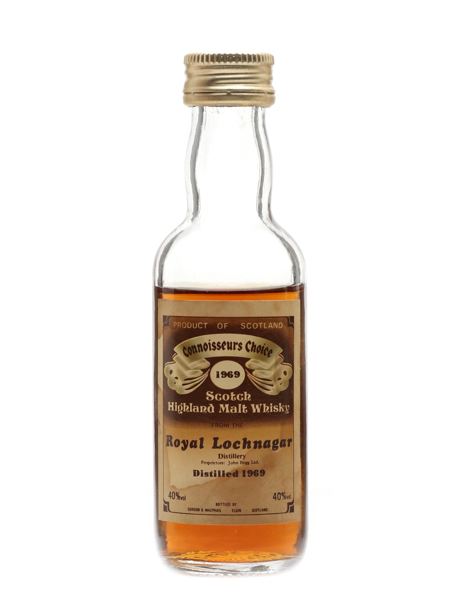Royal Lochnagar 1969 Connoisseurs Choice Bottled 1980s - Gordon & MacPhail 5cl / 40%