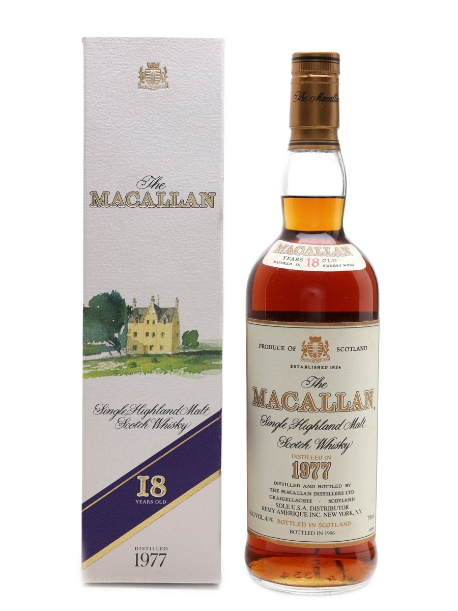 Macallan 1977 18 Year Old - Remy Amerique 75cl / 43%