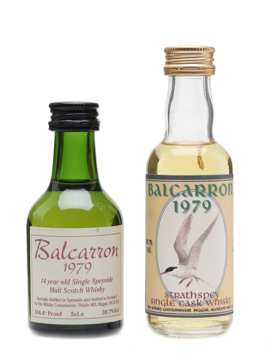 Balcarron 1979 Whisky Connoisseur 2 x 5cl / 59.7%