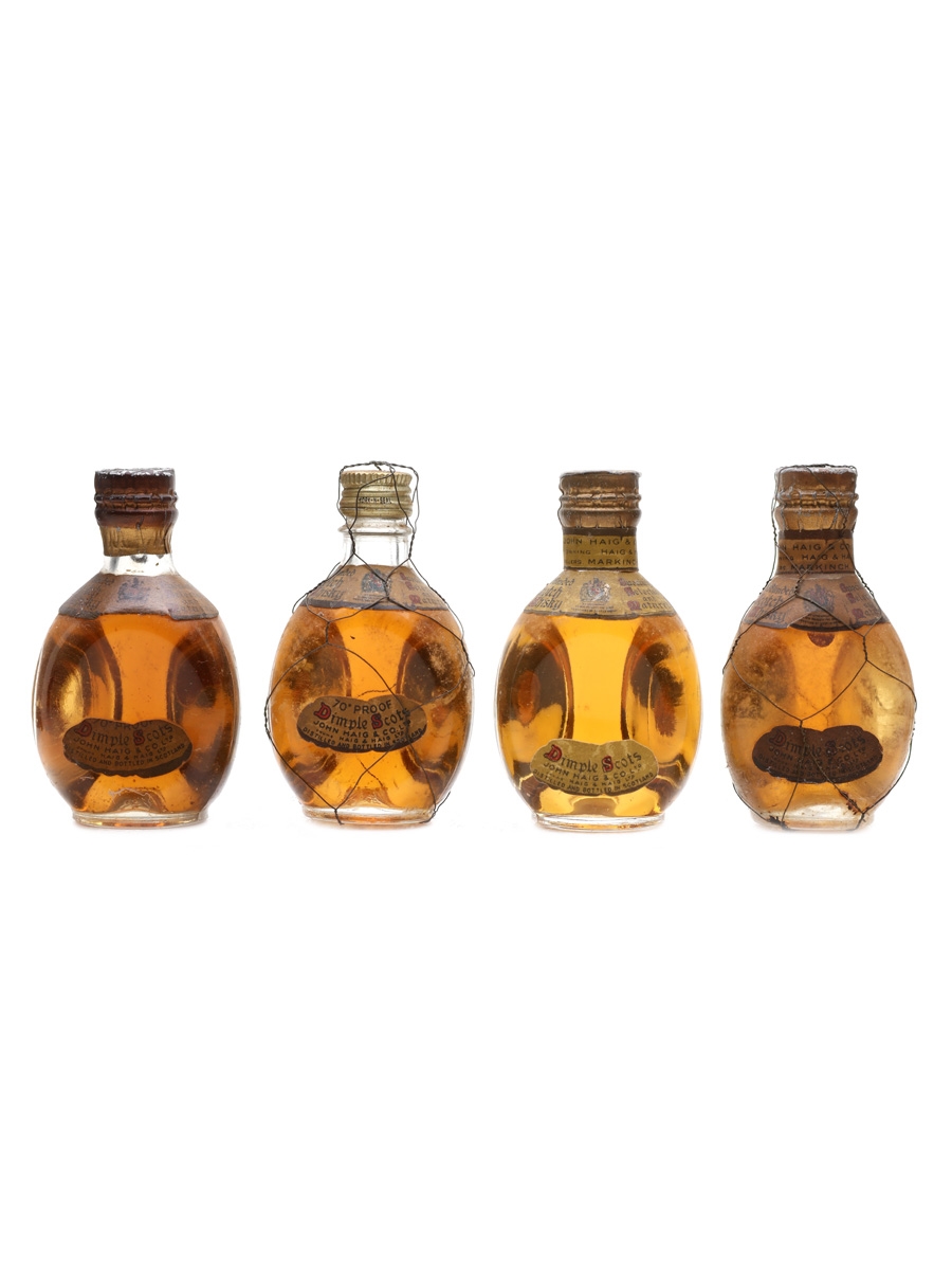 Haig's Dimple Bottled 1950s - 1960s 4 x 5cl / 40%