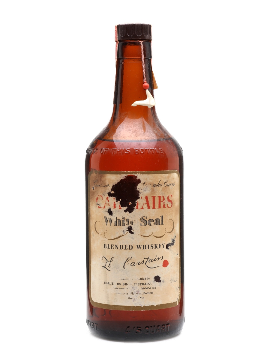Carstairs White Seal Blended Whiskey Bottled 1940s 75cl / 43.4%