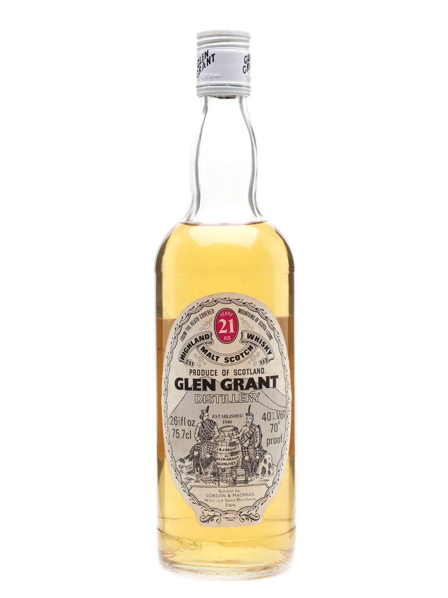 Glen Grant 21 Year Old Gordon & MacPhail Bottled 1970s 75.7cl / 40%