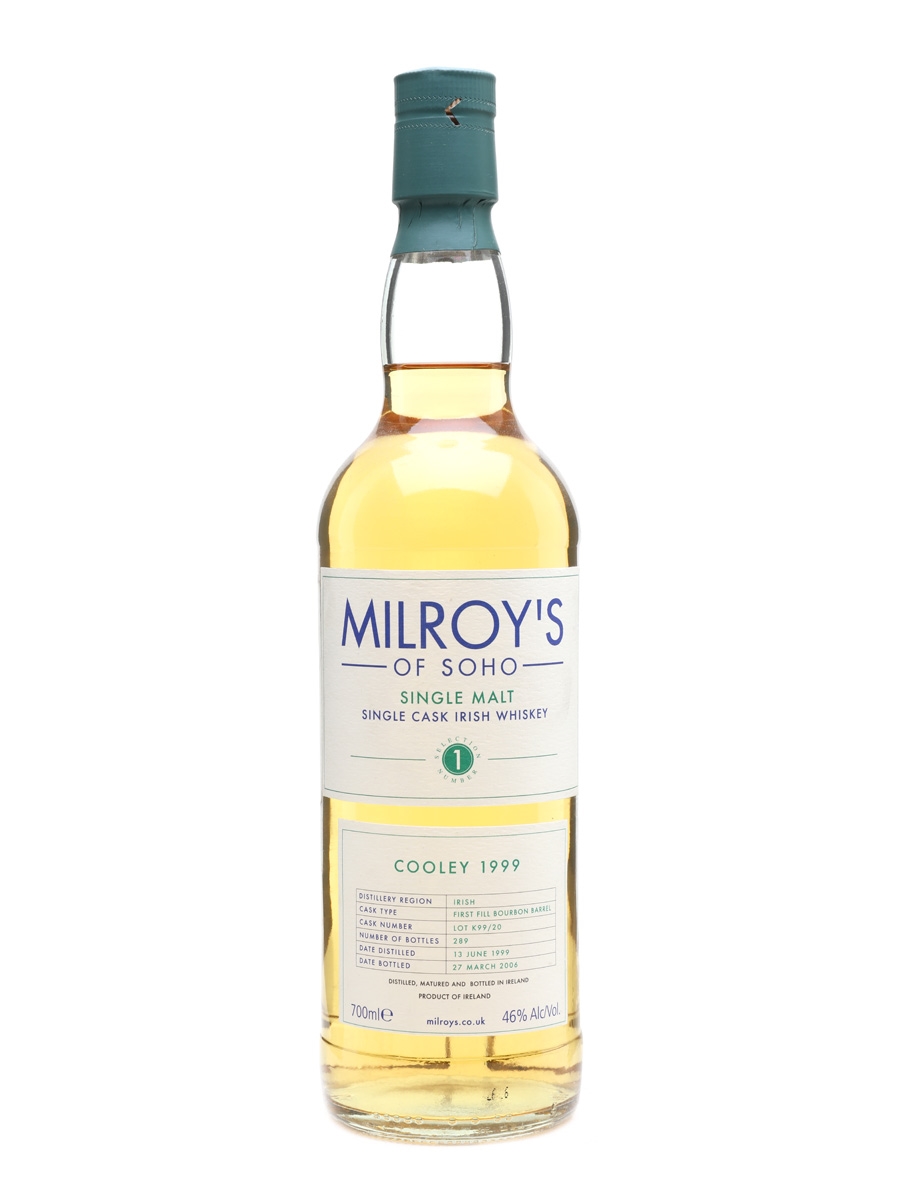 Cooley 1999 6 Year Old Bottled 2006 - Milroy's of Soho 70cl / 46%