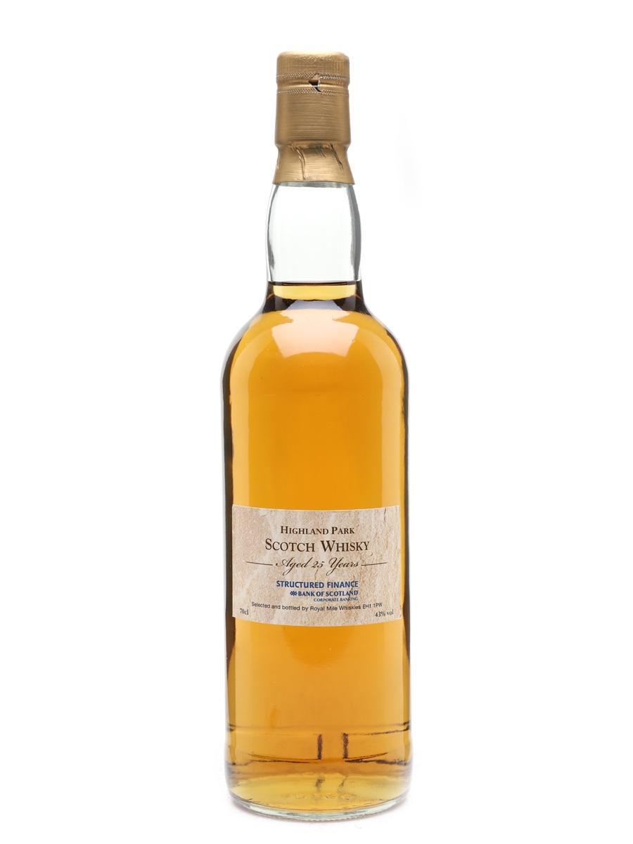 Highland Park 25 Year Old Royal Mile Whiskies 70cl / 43%