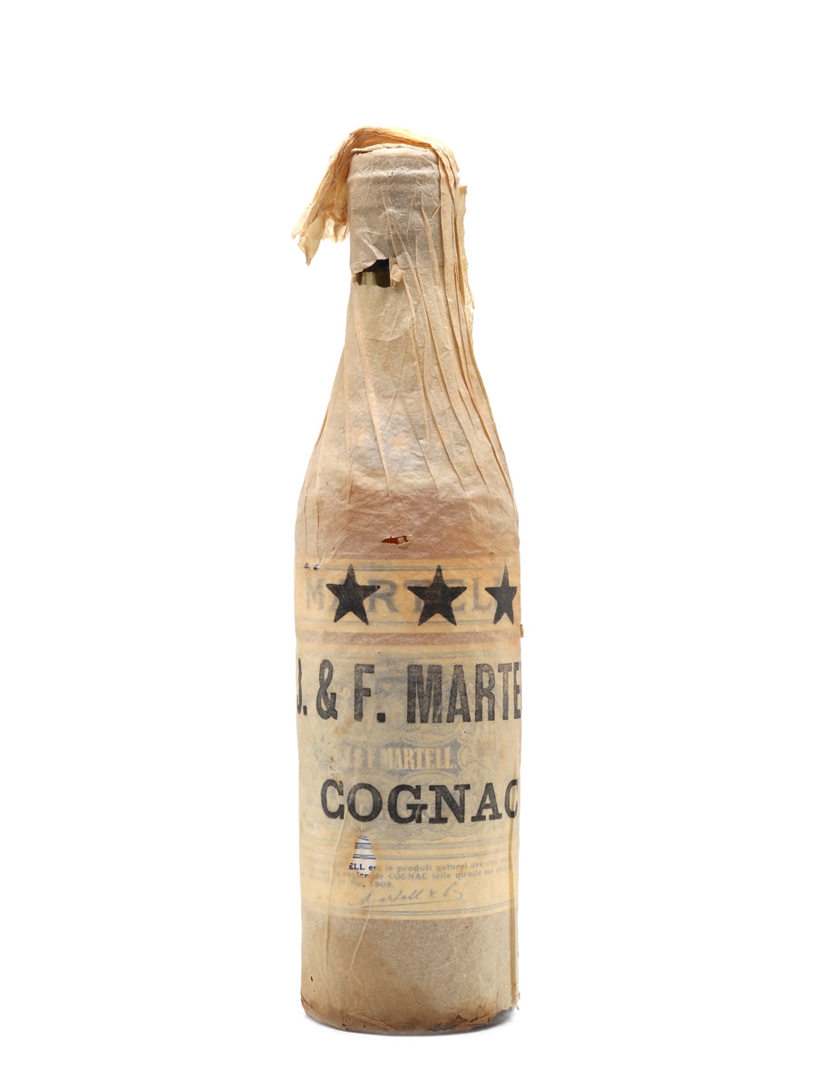 Martell VOP 3 Star Cognac Bottled 1930s - Spring Cap 35cl / 40%
