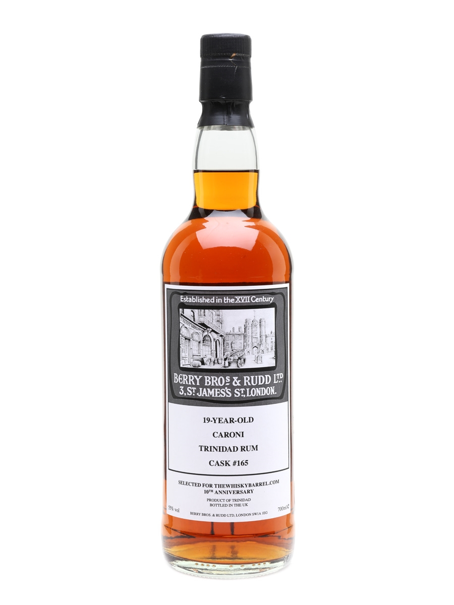 Caroni 19 Year Old Cask #165 Berry Bros & Rudd - The Whisky Barrel 10th Anniversary 70cl / 55%