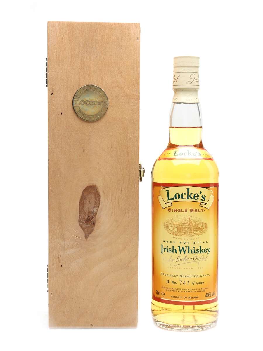 Locke's Single Malt Irish Whiskey - Cooley 70cl / 40%