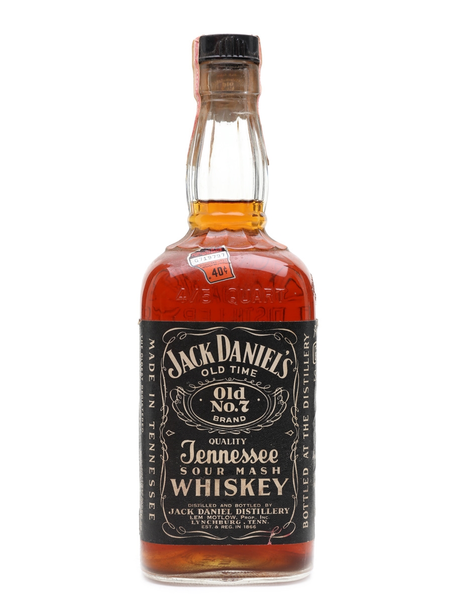 Jack Daniel's Old No 7 Brand 5 Year Old Bottled 1950s 75.7cl / 45%