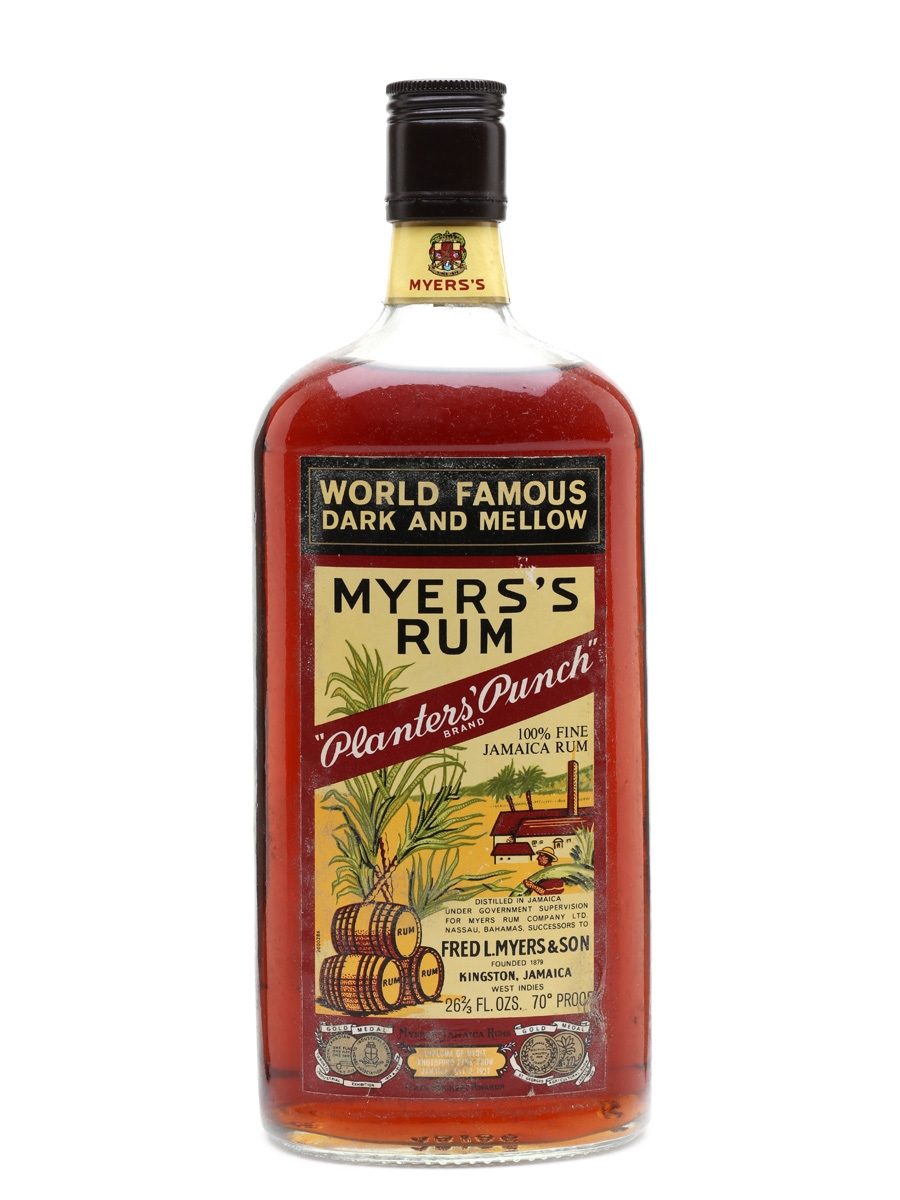 Myers's Planters' Punch Rum Bottled 1970s 75.7cl / 40%