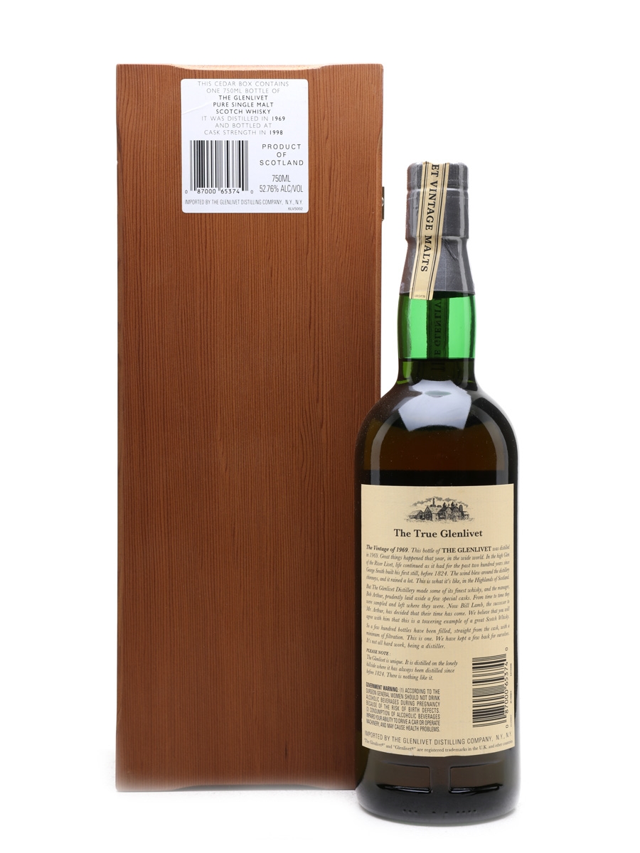 Glenlivet 1969 Vintage - Lot 25992 - Buy/Sell Speyside Whisky Online