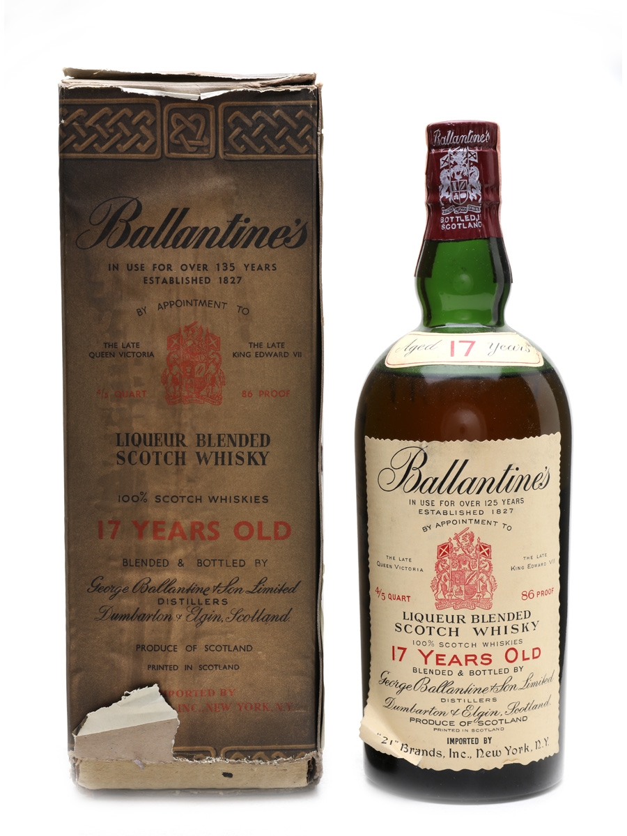 Ballantine's 17 Year Old - Lot 26433 - Buy/Sell Blended
