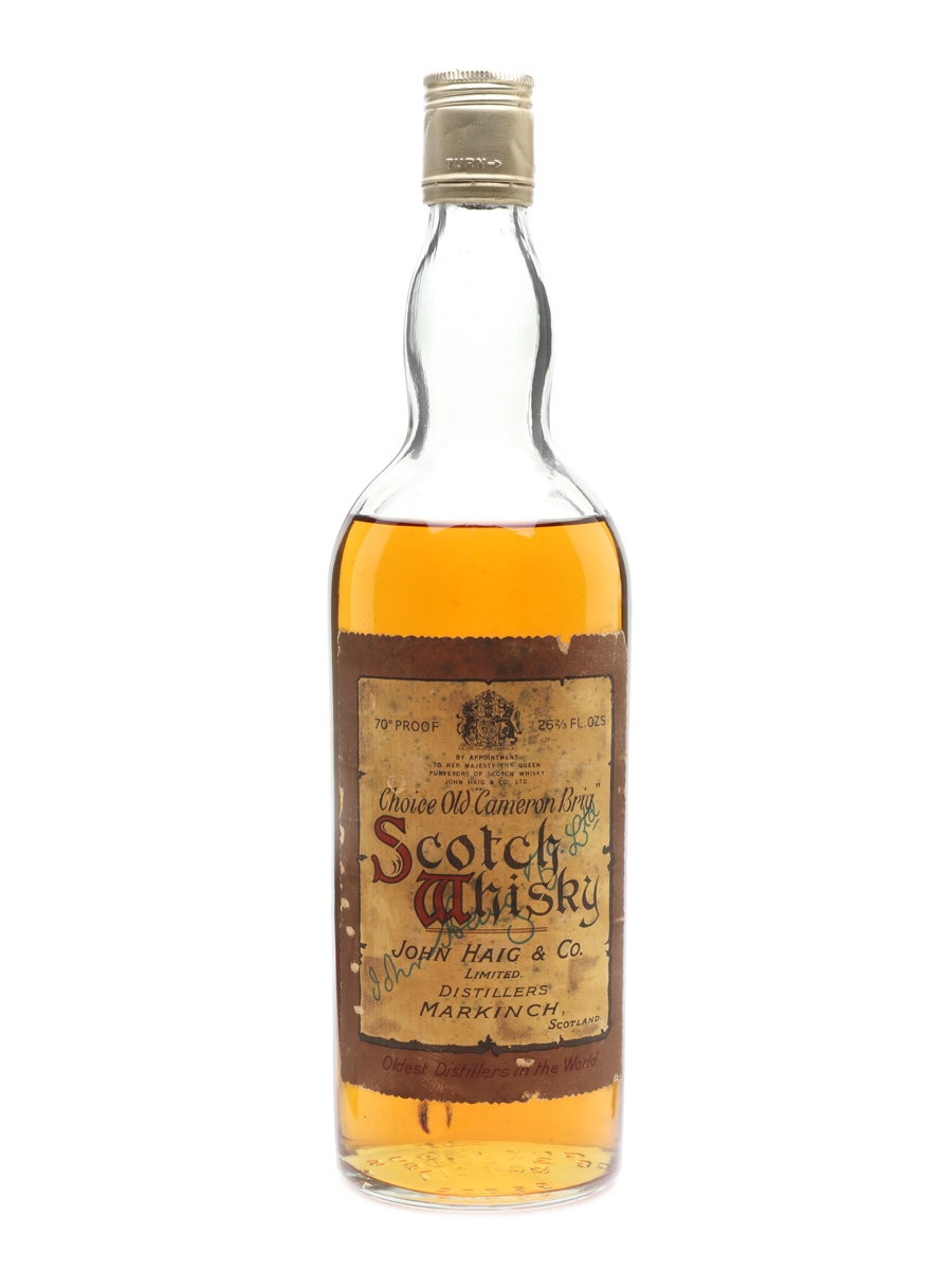 Choice Old Cameron Brig Bottled 1970s 75.7cl / 40%