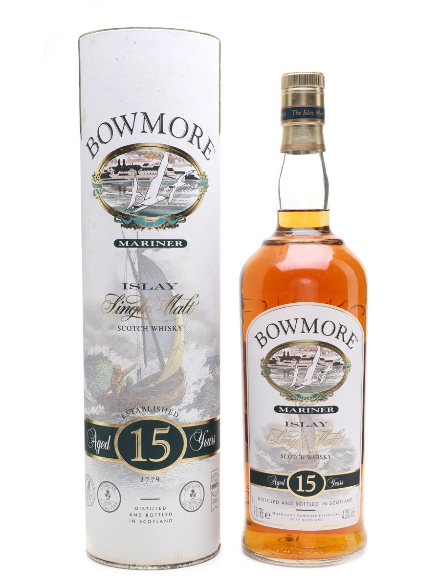 Bowmore 15 Year Old Mariner Old Presentation 100cl / 43%