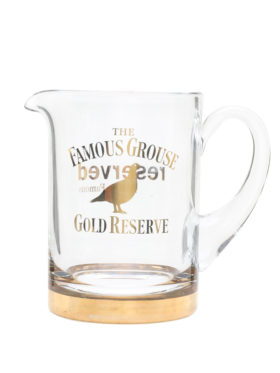 The Famous Grouse Medium Glass Water Jug 