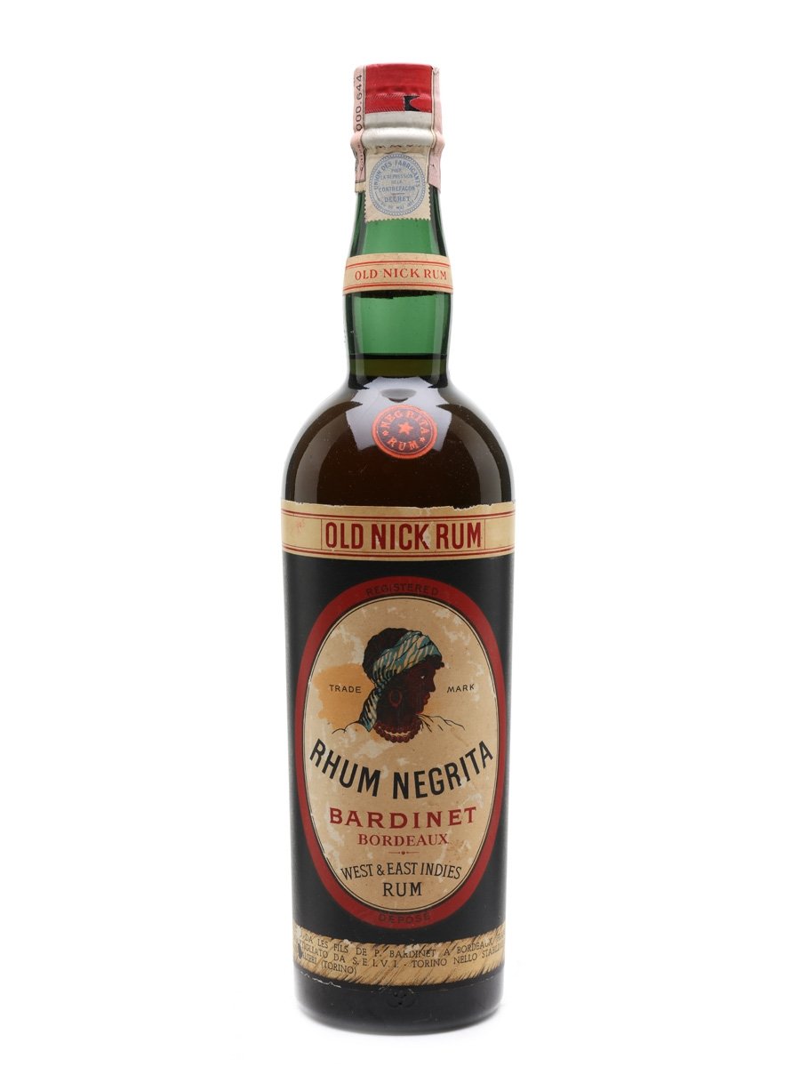 Bardinet Negrita Old Nick Rum - Lot 26676 - Whisky.Auction | Whisky ...