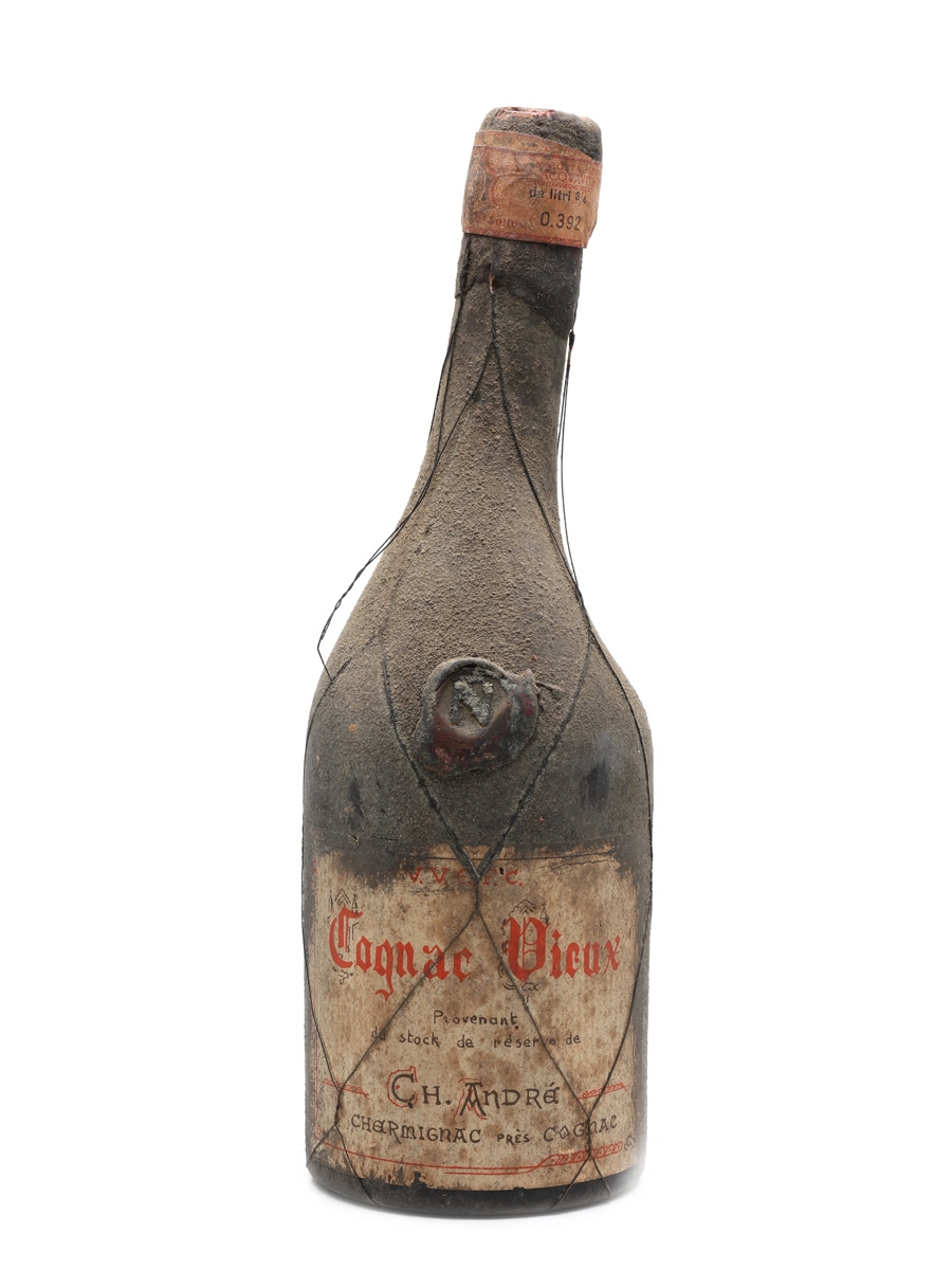 Chateau Andre Cognac Vieux Bottled 1950s - Aldo Zini 75cl / 40%