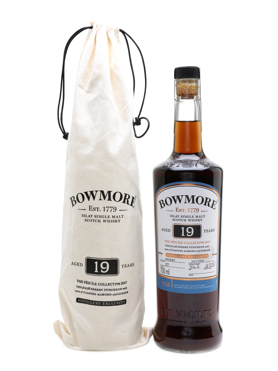 Bowmore 1998 Sherry 19 Year Old - Feis Ile Collection 2017 70cl / 54.3%