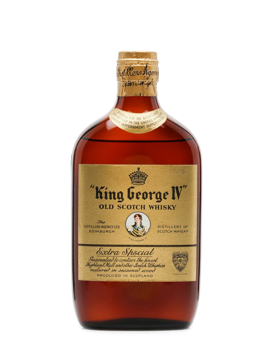 King George IV Bottled 1950s Spring Cap 37.5cl
