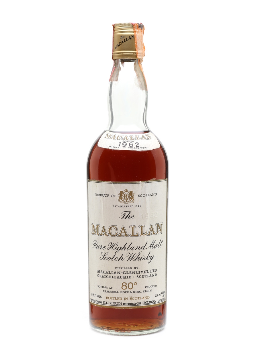 Macallan 1962 Campbell, Hope & King * Bottled 1970s - Rinaldi 75cl / 46%
