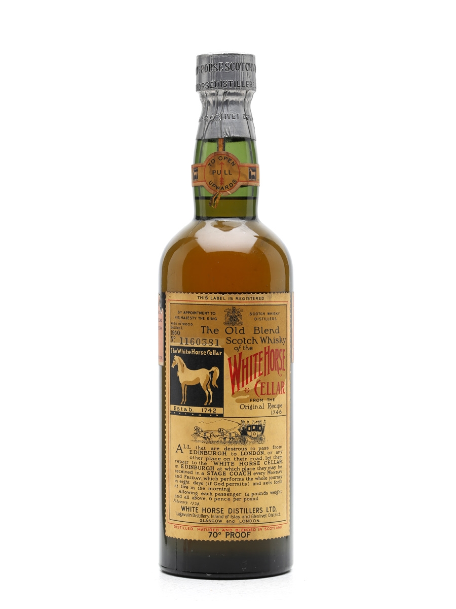 White Horse Blended Scotch Bottled 1950 75cl / 40%