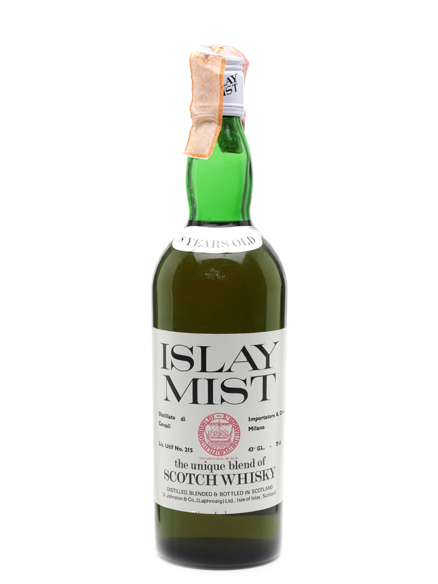 Islay Mist 8 Year Old Bottled 1970s - D Johnston & Co (Laphroaig) 75cl / 43%