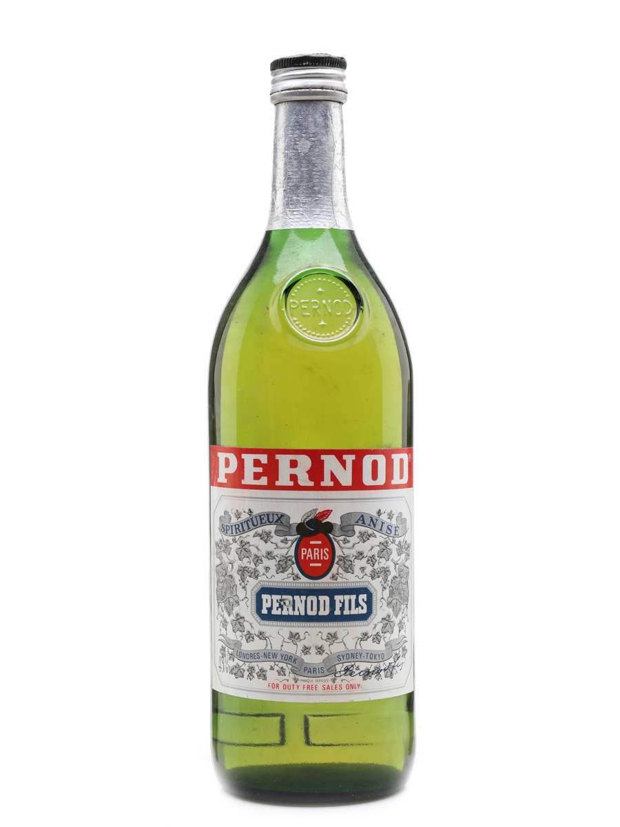 Pernod Fils Liqueur Bottled 1980s - Duty Free 100cl / 43%