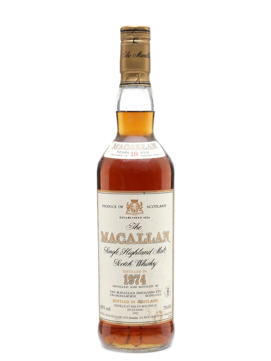 Macallan 1974 18 Year Old - Gouin 70cl / 43%