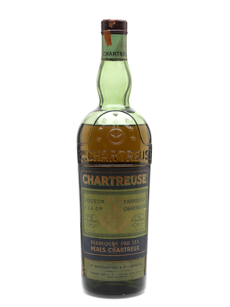 Chartreuse Green Bottled 1956-1964 - Soffiantino 75cl / 55%